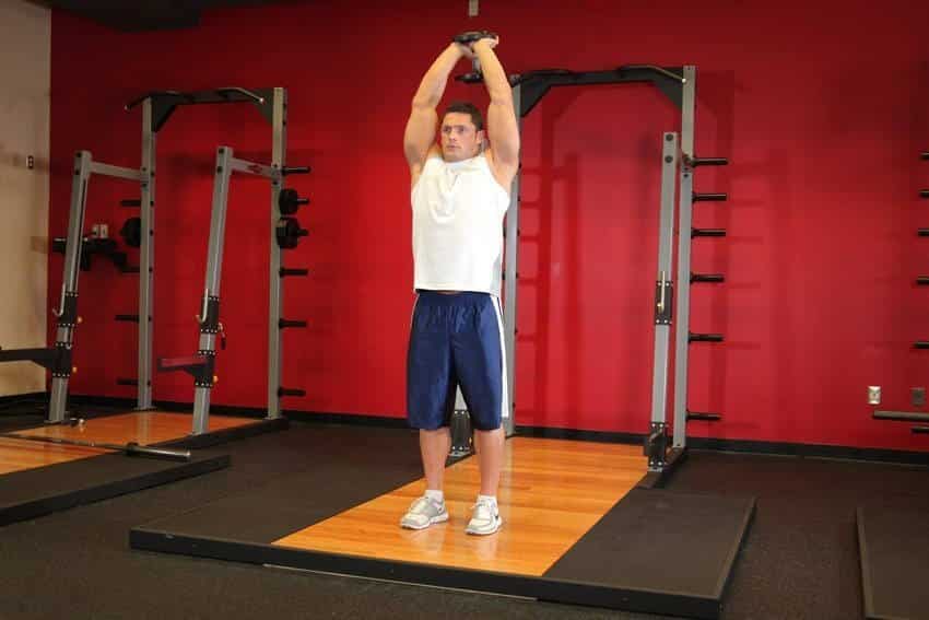 standing dumbbell triceps extension grafikler erkek 1 orig - Trisep Egzersizleri